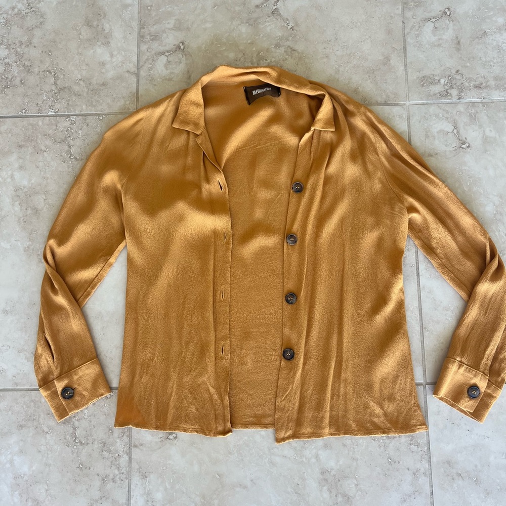Mustard Reformation Button Down